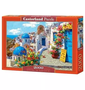 Пазл Castorland 2000 "Весна в Санторини" арт.C-200603