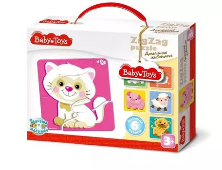 Пазл ДЕСЯТОЕ КОРОЛЕВСТВО 02500 Домашние животные