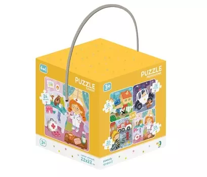 Пазл DODO 300131 4в1 Профессии