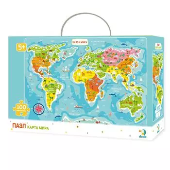 Пазл DODO R100110 Карта мира