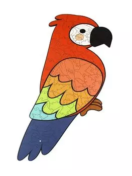 Пазл WOODLANDTOYS 147105 Попугай