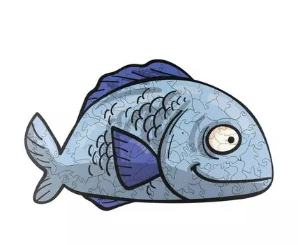 Пазл WOODLANDTOYS 147106 Рыбка