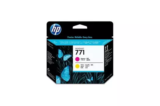 Печатающая головка HP 771 пурпурная и жёлтая (2500 стр)