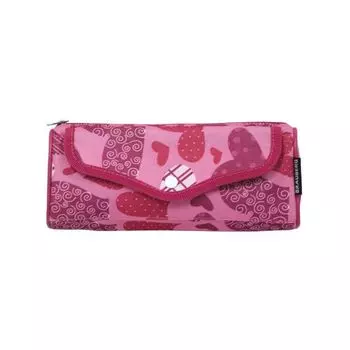 Пенал-косметичка BRAUBERG, полиэстер, розовый, Каприз, 21х5х8 см, 223904