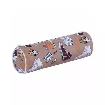 Пенал-тубус ПИФАГОР, мягкий, "HOLIDAY", 20х7 см, 229269 (5 шт.)