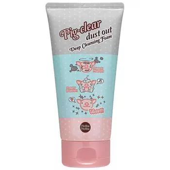Пенка для лица, очищающая Holika Holika Pig Clear Dust Out Deep Cleansing Foam, 150 мл