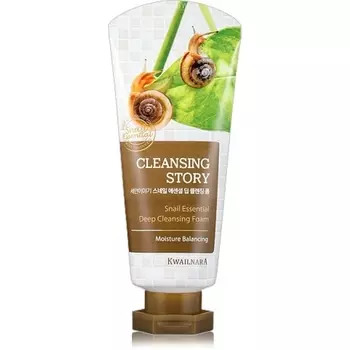 Пенка для лица Welcos Snail Essential Deep Cleansing Foam