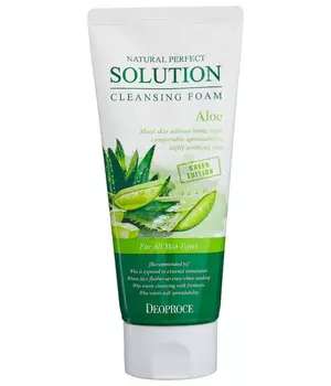 Пенка для умывания красный женьшень NATURAL PERFECT SOLUTION CLEANSING FOAM ENERGY 170g 170гр