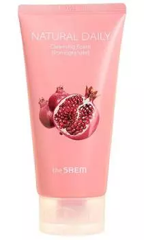 Пенка для умывания The Saem Natural Daily Cleansing Foam Pomegranate