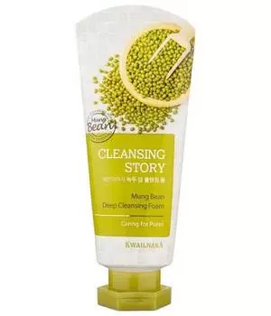 Пенка для умывания Welcos Cleansing Story Foam Cleansing Mung beans