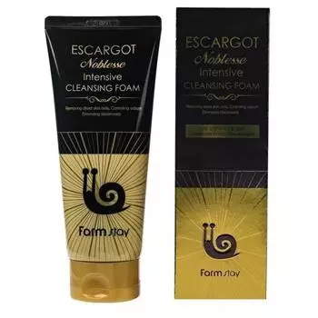 Пенка с муцином улитки FarmStay Escargot Noblesse lntensive Cleansing Foam, 180мл