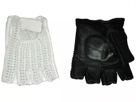 Перчатки атлетические Кожа + Сетка р.L Е081