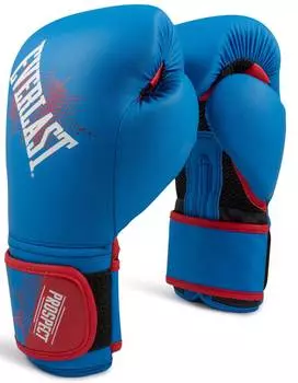 Перчатки боксёрские детские EVERLAST PROSPECT PU, P00001644, Синий, 6 унций