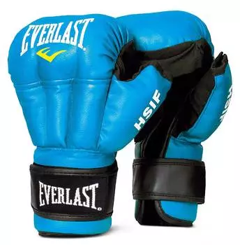 Перчатки для рукопашного боя EVERLAST HSIF PU, RF3208, Синий, 8 унций