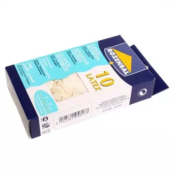 Перчатки латекс 10шт средние ROZENBAL