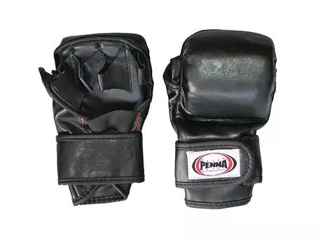 Перчатки спаринг PENNA 04-003 н/к р S (загнут , чёрн )