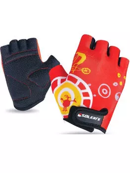 Перчатки вело детские INDIGO Винтик, SB-01-8825, Красный, 2XS