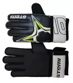 Перчатки вратарские фб ATEMI AFG-11, черн., размер S