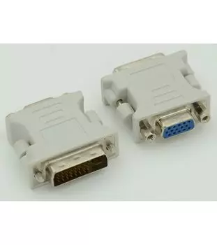 Переходник DVI-I(m) VGA (f) серый