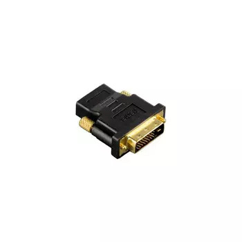 Переходник Hama h-34035 00034035 DVI-D (m) HDMI (f) черный