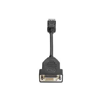 Переходник HP FH973AA DisplayPort (m) DVI-D (f) 0.19м черный