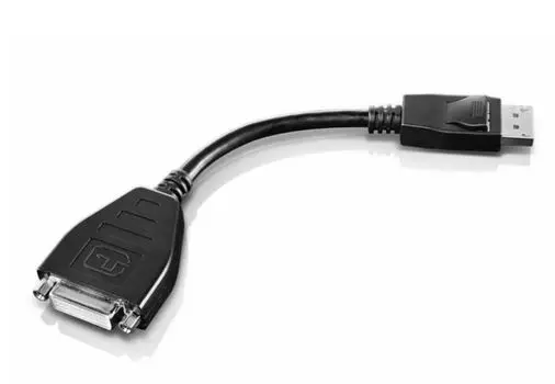 Переходник Lenovo 45J7915 DVI-D (m) DisplayPort (m) 0.2м черный