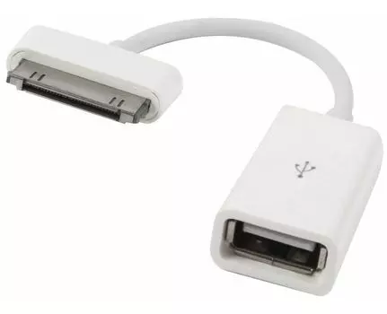 Переходник Red Line USB OTG с ридером для планшетов Samsung, белый