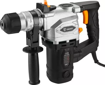 Перфоратор сетевой DEKO DKH1000W + набор из 5 буров SDS+ , 4,1Дж в кейсе