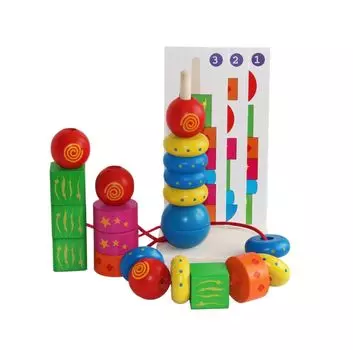 Пирамидка Краснокамская Игрушка ПИР-18 Геометрия