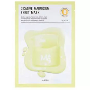 Питательная тканевая маска с магнием A'PIEU Cicative Magnesium Sheet Mask