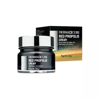Питательный крем с прополисом и гибискусом, 80мл, FarmStay FarmStay DERMA CUBE Red Propolis Cream, 80ml