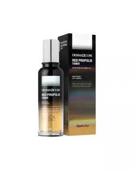 Питательный тонер с прополисом и гибискусом, 140мл, FarmStay FarmStay DERMA CUBE Red Propolis Toner, 140ml