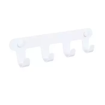 Планка 4 крючка Fixsen PRACTICA, белый (FX-805W-4)