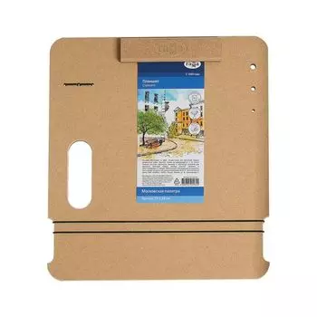 Планшет ГАММА "Московская палитра", МБФ, А4 (33х36 см), магнитный зажим, ручка, ремень, 261018_06