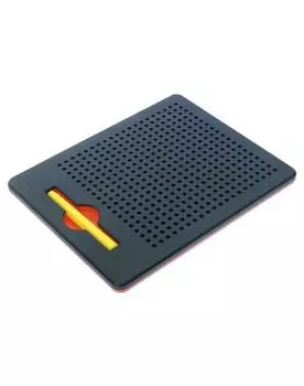 Планшет обучающий Эврики "Магнитное рисование" 380 отверстий чёрный арт.3327799