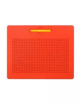 Планшет обучающий Эврики "Магнитное рисование" 714 отверстий, цвет красный арт.3327798