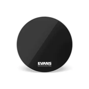 Пластик Evans BD18MX2B MX2 Black для маршевого бас-барабана 18"