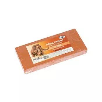 Пластилин скульптурный ГАММА Студия, терракотовый, 1кг, мягкий, 2.80.Е100.004.3