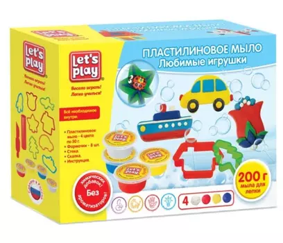 Пластилиновое мыло "Любимые игрушки" 19см 36478