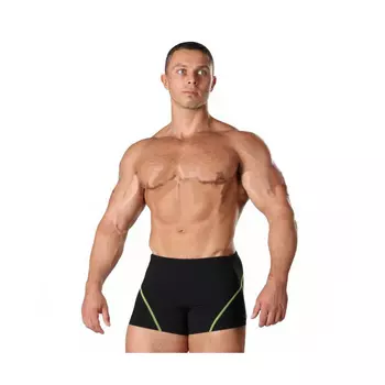 Плавки-шорты мужские SHEPA, 051, Черно-зеленый, S