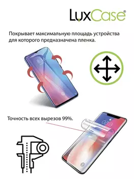 Пленка гидрогелевая LuxCase для Xiaomi Redmi Note 9T 0.14mm Front and Back Transparent 86099