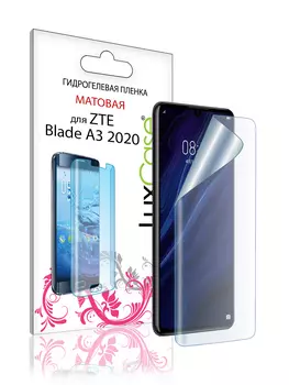 Пленка гидрогелевая LuxCase для ZTE Blade A3 2020 0.14mm Front Matte 86768