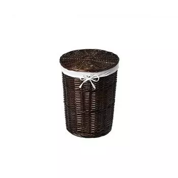 Плетеная корзина для белья с крышкой WasserKRAFT Elbe WB-740-M 9062239