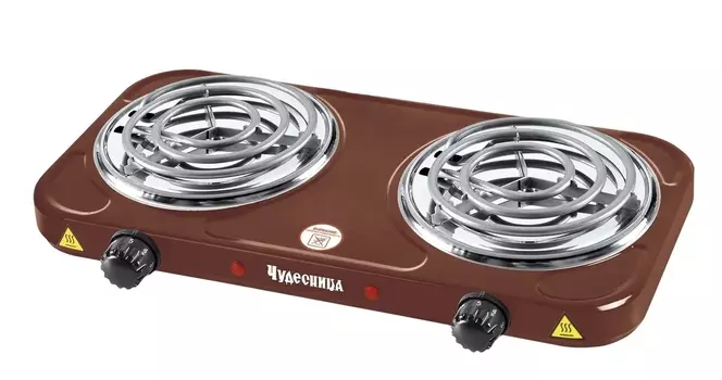 Плитка электрическая Чудесница ЭЛП-802 коричневый