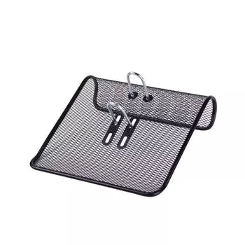 Подставка для календаря большая BRAUBERG Germanium, металлическая, 57х200х200 мм, черная, 231972
