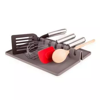 Подставка для кухонных приборов TOMORROW`S KITCHEN XL серая