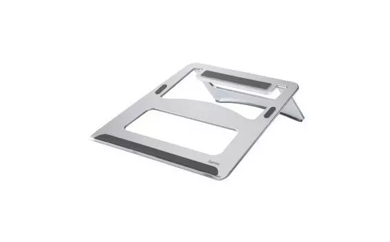 Подставка для ноутбука Hama Aluminium (00053059) 15.4" (230x230x5мм) алюминий белый