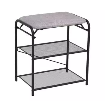 Подставка для обуви "Гранада 13", 2 полки, сиденье, Д*Ш*В - 45х30х50 см, черный ПДОГ13С Ч