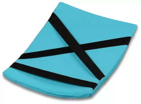 Подушка для кувырков INDIGO, SM-265, Голубой, 38х25 см