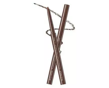 Подводка для глаз тонкая The Saem Eco Soul Powerproof Super Slim Eyeliner BR01_C 0,1гр